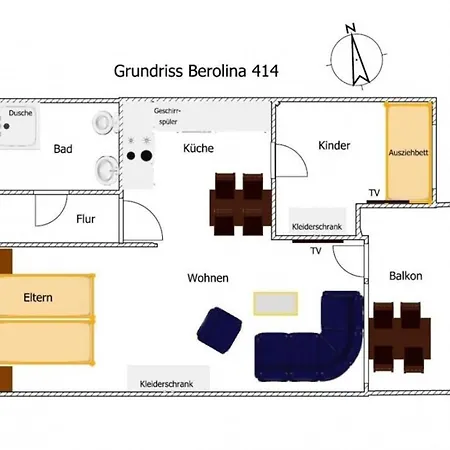 Berolina 414 Meeresblick 达默